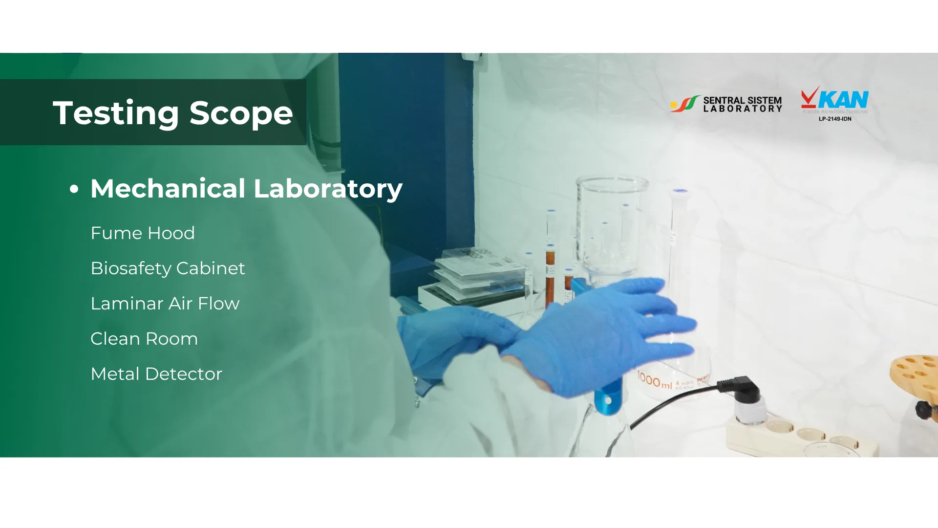 Testing Scope — Mechanical Laboratory