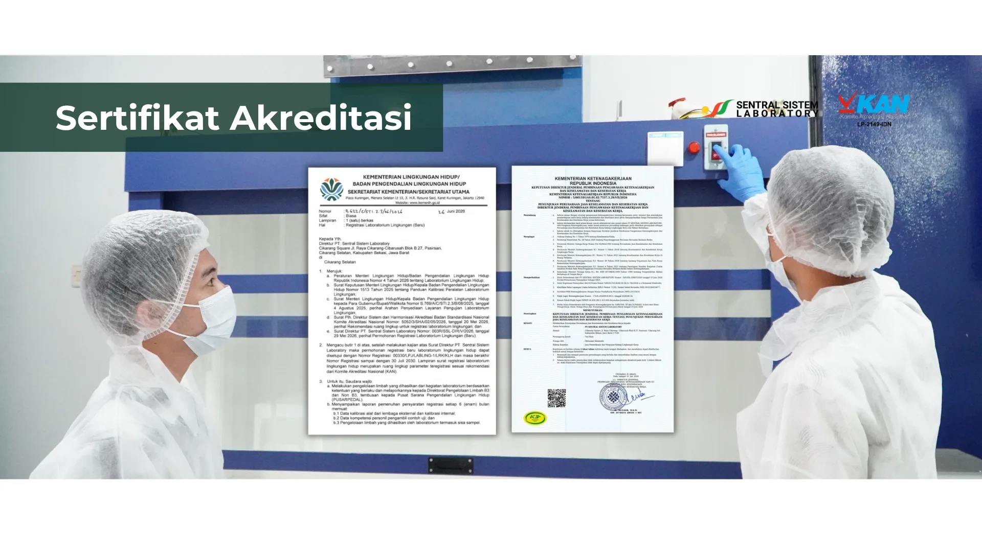 Registrasi LAB Sentral Sistem Laboratory